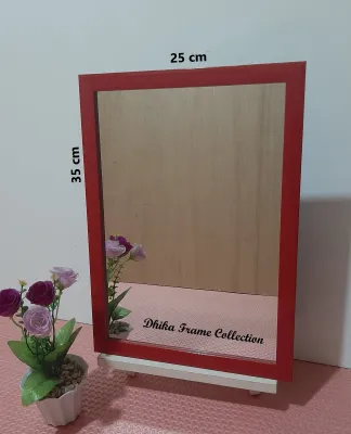 Cermin dinding gantung ukuran 35x25 cermin kamar mandi cermin rias cermin murah
