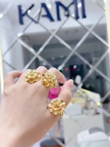 {loại 1} Nhẫn hoa mai nhiều tầng siêu đẹp Kami trang sức sỉ