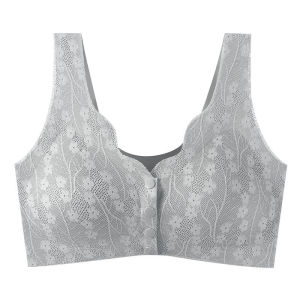 【SINGABRALETTE】【SG InStock】Front Buckle Bra Wireless Seamless Nursing Support Breathable Plus Size Lace Comfort Lift Natural Support Underwear內衣無鋼圈