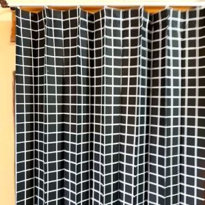 Gorden Plisket Motif Kotak Minimalis / Gorden Jendela / horden Pintu / Gorden Minimalis