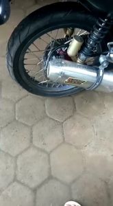 KNALPOT KAPSUL TIGER REVO TIREF ORIGINAL MRS RACING EXHAUST LEHER ROLL BENDING 35 38 50MM