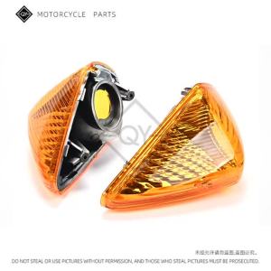 2Pcs/Set Turn Signal Lamp Indicator Lights Blinkers For Honda VFR800 1998 1999 2000 2001 VFR800F RC46 Smoke Orange Clear