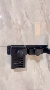 AE Hair dryer holder bathroom hair straightener curling iron electric hair clipper comb storage rack with holder hairdressing tool rack