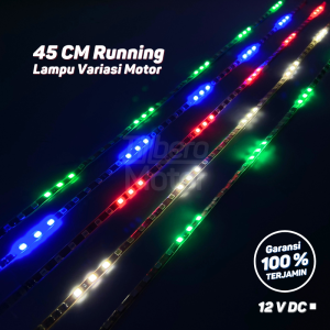 Lampu Alis LED 45 CM Running Motor waterproof / DRL Elastis Fleksibel Kolong