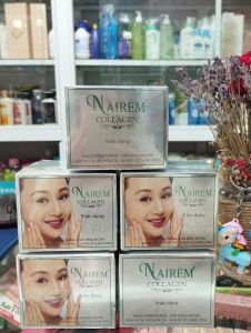 Kem dưỡng trắng da - cân bằng độ ẩm - ngừa lão hoá - se khít lỗ chân lông Nairem 18g (Trắng)