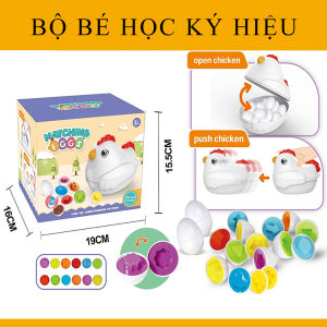 Đồ chơi trẻ em bộ đồ chơi xếp hình con gà cho bé giúp bé nhận thức được số hình khối màu phát triển trí tuệ cho bé