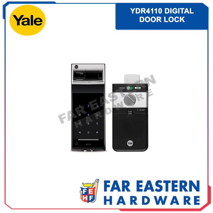 YALE YDR4110 Digital Door Lock Rim Lock w/ Fingerprint Lazada PH