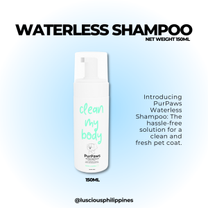 PurPaws Waterless Shampoo No Rinse Mousse Body Foam For Dogs and Cats Anti Tick and Flea Care