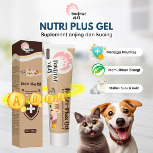 NUTRI PLUS GEL 120g - Suplement For Cat & Dog - Vitamin Anjing Kucing Untuk Menjaga Imunitas Nafsu Makan Nutrisi Bulu Dan Kulit - Pet Nutrition No Virbac - Virbac Nutri Plus Gel