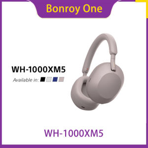 Sony WH-1000XM5 Wireless Over-Ear Headphones Noise Canceling Bluetooth 5.2 Auto NC Optimizer 30hr Battery Hi-Res Audio 8 Microphones Dual Processors Lightweight Design Voice Assistant Compatible
