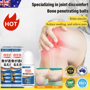 Penetrating Bone Liquid Joint Pain Relief Herbal Formula Joint Care Roll On Design For Joint Discomfort Soothing For Back Leg Pain Relief Quick Absorption