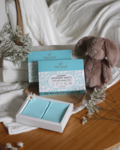 Feel Good Laundry Detergent Sheets (60 sheets per box) High Quality - Natural Scent - baby and sensitive skin friendly