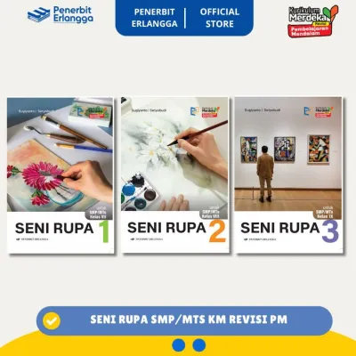 [Erlangga Official] Seni Rupa Smp/Mts Kelas 7 8 9 Kurikulum Merdeka Revisi Pembelajaran Mendalam