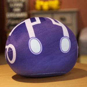 【Ready stock】Genshin Impact Slime Theme Cute Plush Dolls Dango Throw Pillow Toys Cartoon Gift