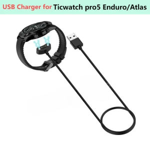 USB Cable Magnetic Charger for Ticwatch Atlas /Ticwatch Pro 5 Enduro Charger Replacement for TicWatch Pro5 Enduro /Atlas