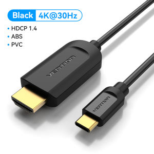 Vention Type C to HDMI Cable 4K 60Hz HD USB C to HDMI Cable Adapter for MacBook iPhone Apple Laptop PC SAMSUNG S25 Ultra S24 Xiaomi Huawei Pro iPad Phone to TV HDMI Converter