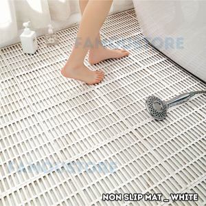 Famoustore 30X30CM Non-Slip Mat TPE Premium Japanese Style Anti-Slip Mat PVC Toilet Mat Bathroom Mat Tikar Bilik Air Tandas 防滑墊浴室