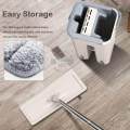 Konco Magic Quickly Cleaning Mops with Bucket Floors Squeeze Flat Mop Home Kitchen Floor Cleaner House Cleaning Tools. 