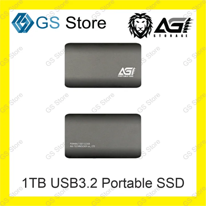 AGI 1TB USB3.2 Gen2 Portable Solid State Drive