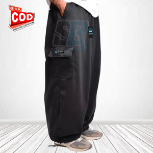 Skyblue Apparel Celana Panjang Baggy Balloon With Back Pocket Tengkorak