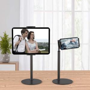 【MYM Ready Stock】Tablet iPad Stand Desktop Phone Holder iPad Universal Holder Clip Adjustment Height Portable Live Stand Support 6.5-12.9 Inches Phone Holder