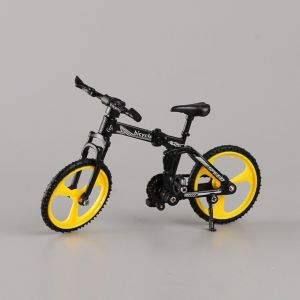 TESDFD Mô phỏng Xe đạp ngón tay mini Gấp Xe đạp leo núi Xe đạp ngón tay Sáng Tạo Hợp kim Đồ chơi mô hình xe đạp Quà Tặng trẻ em