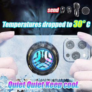 New Mini Cooling Fans For Mobile Phone Silent Cooler Cell Phone Gaming Radiator Game Cooler Portable Cooling Fan Mobile phone cooler cooling fan for phone cooler for phone phone cooler rechargeable phone radiator cooler phone fan cooler