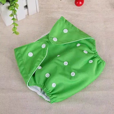 DR Popok Kain Bayi Kancing Warna Polos Cloth Clodi Diaper Dapat Dicuci Reusable