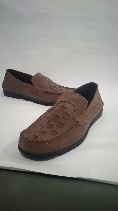 Sepatu casual Kulit asli Crazy horse Leather