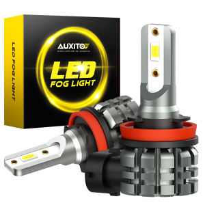 AUXITO 2Pcs สี H11 Led ไฟตัดหมอก H8 H11 H16 Led ไฟตัดหมอกสำหรับรถยนต์ Daytme ไฟตัดหมอกแสงไฟตัดหมอก6000K สีขาว3000K Golden Yellow