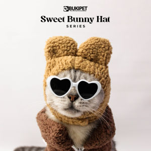 Topi Hewan Peliharaan Telinga untuk Kucing Anjing Kelinci - BUNNY HAT