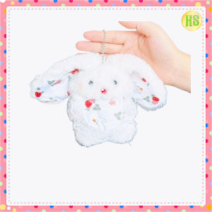 [Tiểu Thư] Móc Khóa Thỏ Bông Mặc Váy Ren Cao Cấp - Thỏ Tai Dài Xinh Xắn Treo Balo Túi Xách - Phụ Kiện Decor Dễ Thương