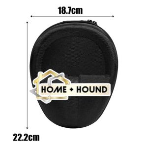 Home + Hound 1pc Earphone Case Hard Shell with Interior Pocket for Headphones and Phone