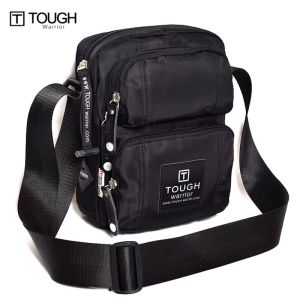 Ready Stock!! Touch Power & Tough Warrior Fashion Men Sling Shoulder Bag Chest Bag Smooth Soft Nylon