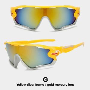 Kacamata Sepeda 9270 Lensa Mercury Anti Silau Outdoor Sport Bike Aksesoris with 4 Pilihan Warna EFGH