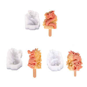 Dragon Shape Ices Cream Molds Ices Stick Ices Cream Mold Tray Cake Candy Candy Mold Ices Cubes Making Tool Easy Use