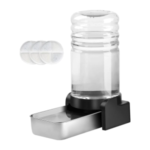5.7L chó mèo đài phun nước bền bát inox 3 bộ lọc dung tích lớn xô nước