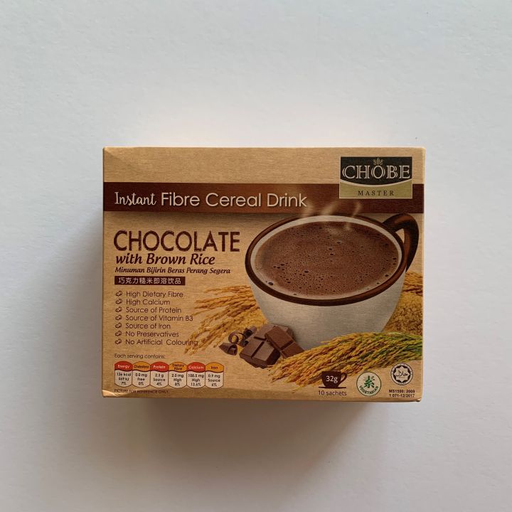 [CHOBE MASTER] Instant Chocolate Beverage with Brown Rice - 320g | Lazada
