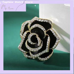 [Toplans]💖[HOT SALE]🎈🎈 1Pc Rhinestone Camellia Flower Brooches for Women Pin Fashion Jewelry