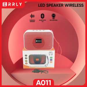 Speaker Bluetooth Speaker Wireless Speaker Portable Lampu Led A012 MegaBass Standing HP Bisa Memory / USB