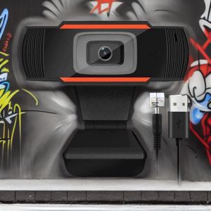 KAMERA PENGAWAS NIRKABEL MINI KONFERENSI VIDEO KAMERA KOMPUTER HD PENGAJARAN LANGSUNG SIARAN LANGSUNG 1080P MINI USB CAMERA WEBCAM