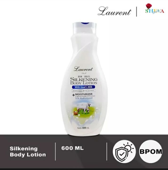 Laurent Silkening Body Lotion Goat's Milk 200ml - 600ml | Lazada