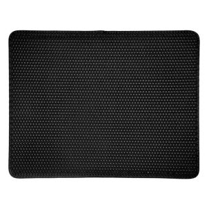 HATELI Cat Litter Mat Pet Toilet Waterproof Double Layer Cat Sand Mat EVA Foldable Pet Carpet Bed Pads Cat Litter Storage Mat Foot Pad