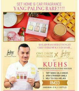 ODP MINYAK WANGI / 3DALAM 1 SET / PEWANGI RUMAH DAN KERETA