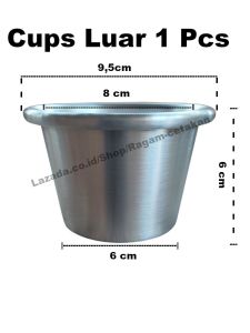 Cetakan Kue Gelas Coklat Loyang Kue Cookies Shot