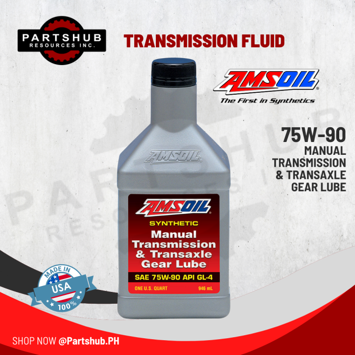 AMSOIL0039 75W90 MANUAL TRANSMISSION FLUID & TRANSAXLE GEAR LUBE, 1 QUART Lazada PH