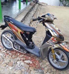 knalpot kawahara beat beat f1 beat karbu full crome