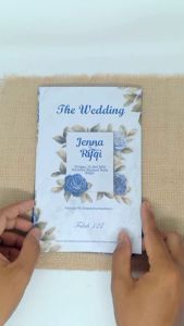 100 pcs Undangan Pernikahan Vintage F127