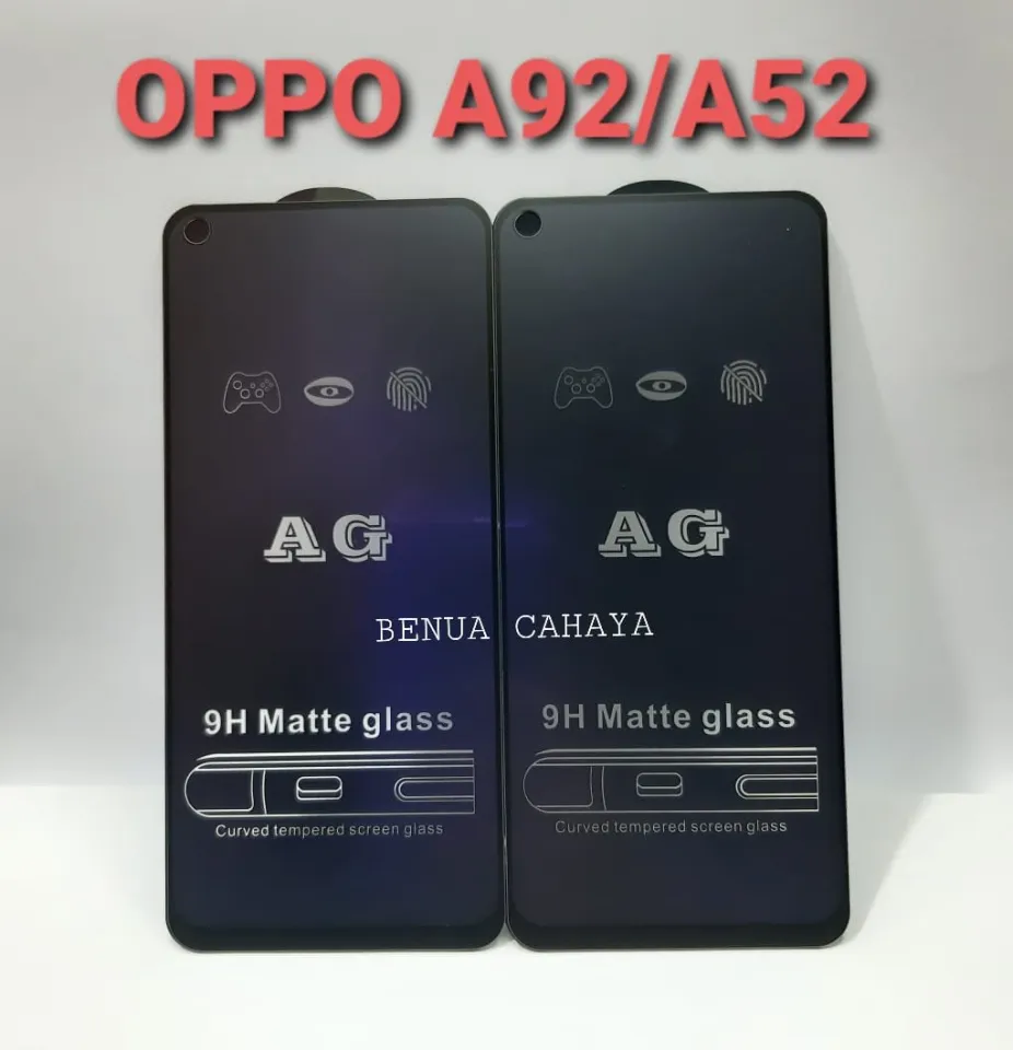 TEMPERED GALSS MATTE ANTI BLUE+ANTI GLARE OPPO A92/A52 ANTI