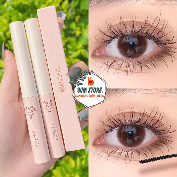 Cây Chuốt Mi Mascara Bobeini Vỏ Hồng Siêu Mảnh Tơi Mi, Dụng Cụ Chuốt Mi Làm Dày Cong Và Dài Chống Thấm Nước Lâu Trôi.